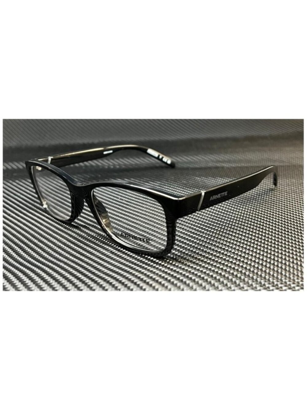 New Arnette Men  Shiny Black Eyeglasses  51- 17- 145